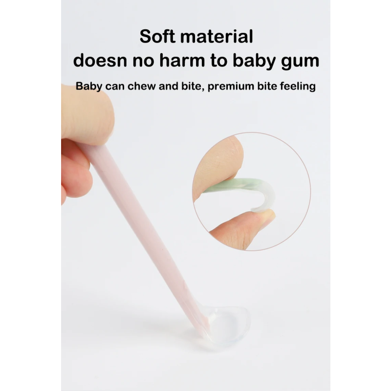 Baby Feeding Spoons Manufacturer - Custom Soft Silicone PP