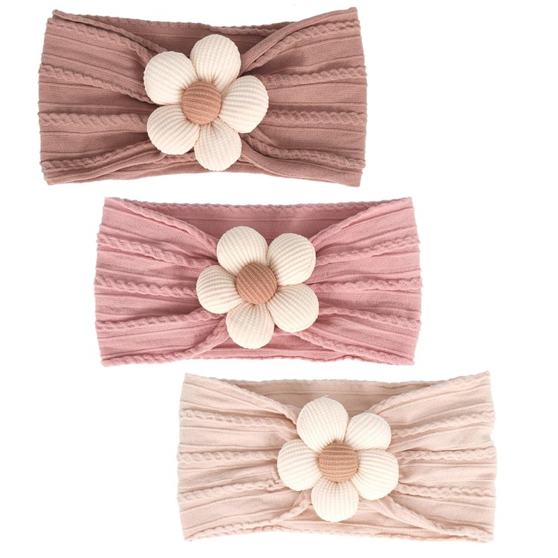 Baby Headbands Manufacturer - Flower Polyester Hair Band