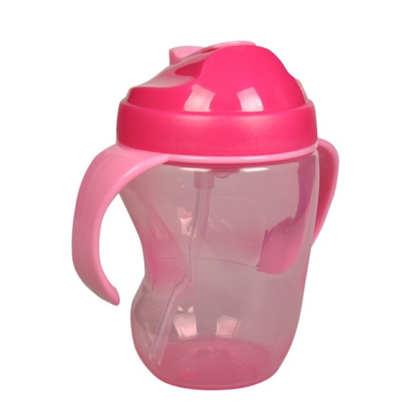 Baby Drink Bottle Manufacturer - 260ml Plastic Learning Cup