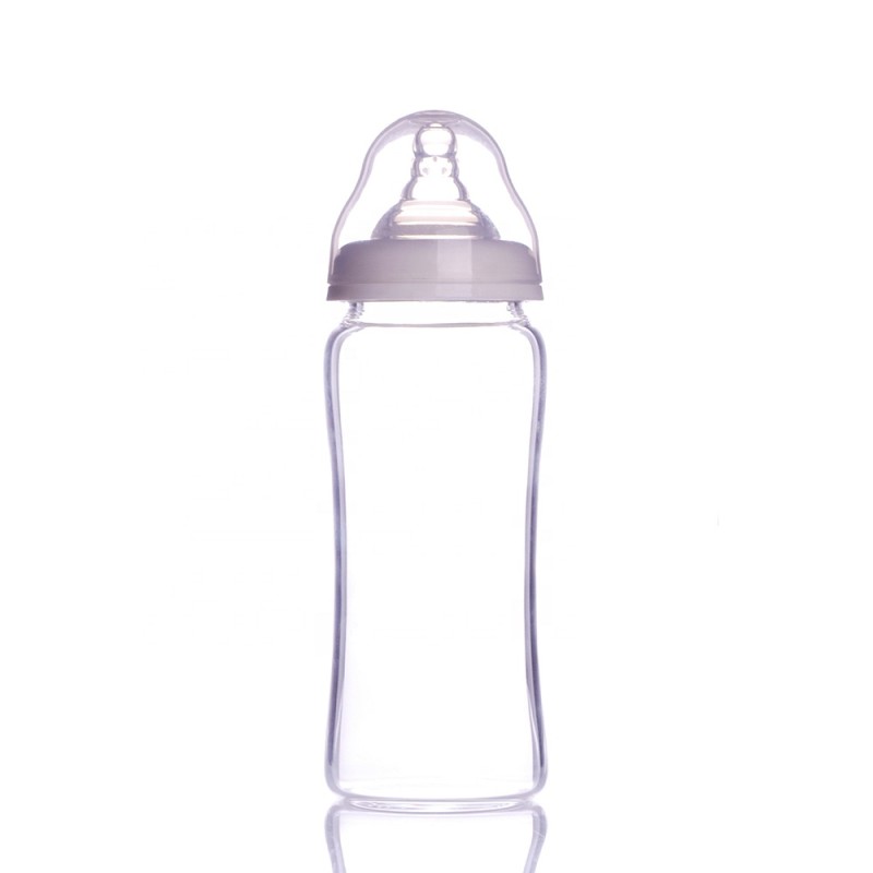 Baby Glass Bottle Manufacturer - 240ml Wide Neck Borosilicate