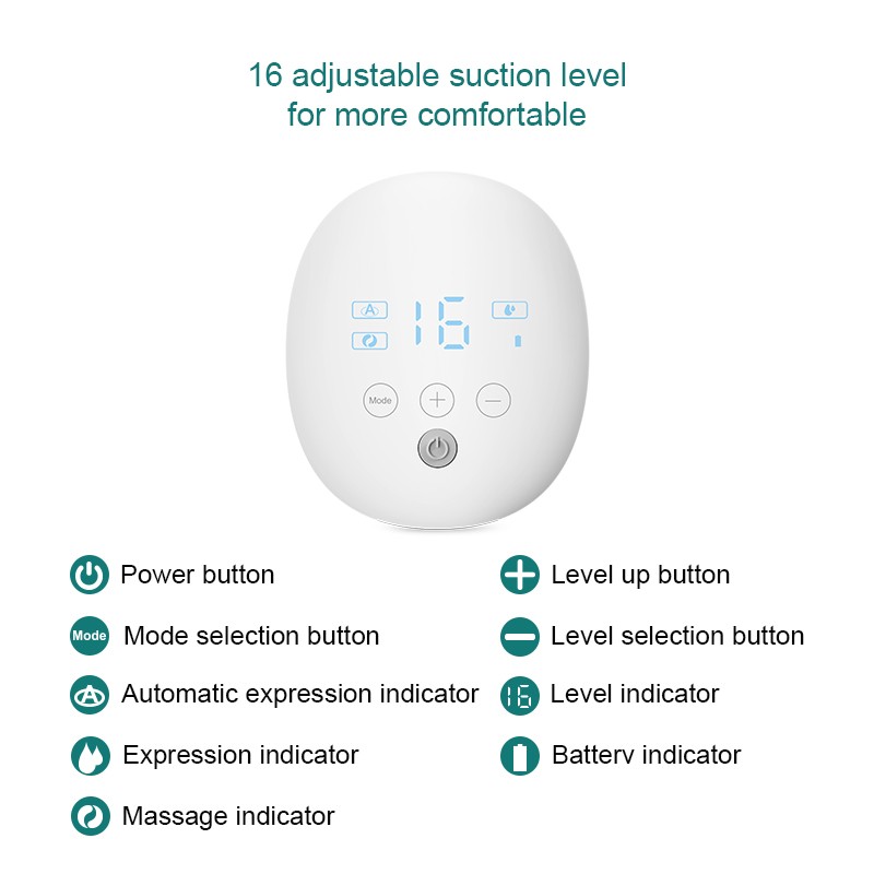 Electric Breast Pump Manufacturer - Silicone Mini Wearable Silent