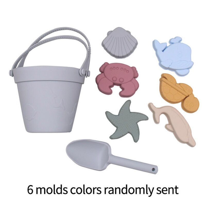 Baby Beach Toy Manufacturer - 8pcs BPA Free Silicone Set