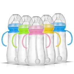 Baby Feeding Bottle Manufacturer - 240ml Wide Mouth Silicone