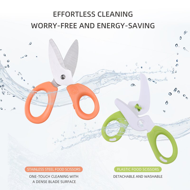 Baby Food Scissors Factory - Portable Detachable Storage