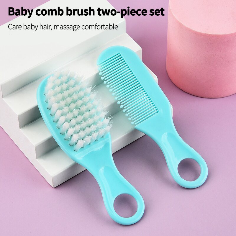 Baby Comb Set Factory - PP Nylon Massage Scalp Grooming