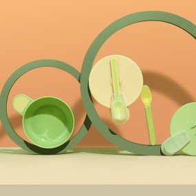 Baby Feeding Set Factory - Food Grade PP BPA Free Tableware