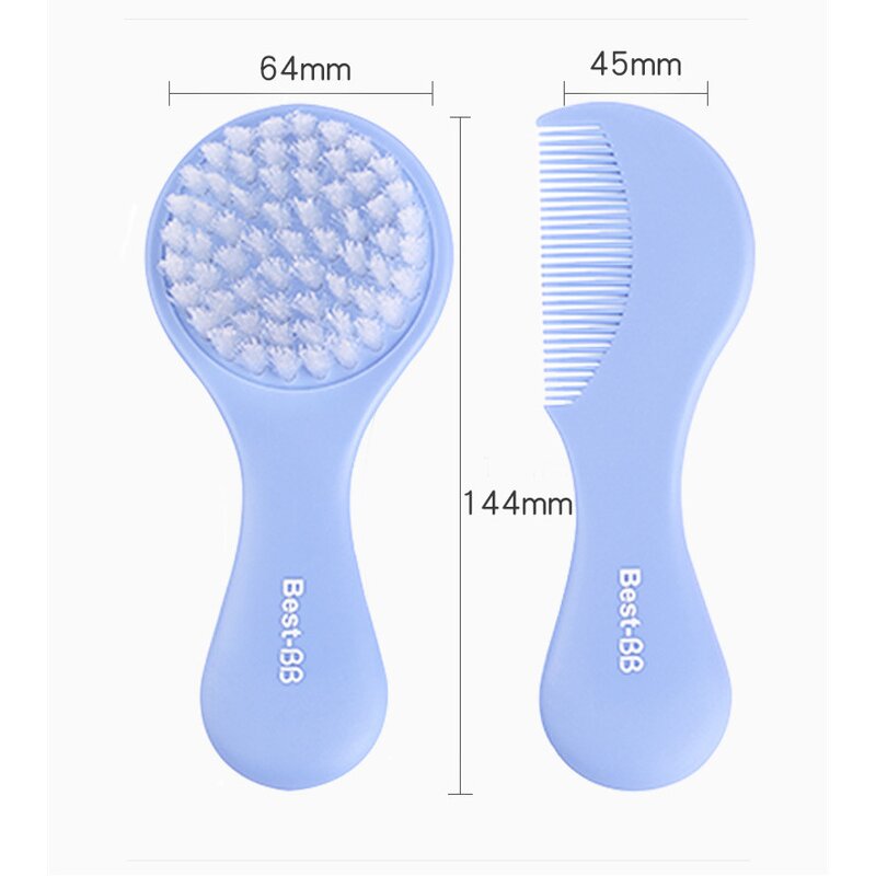 Baby Hairbrush Set Factory - 2 Pcs Newborn Soft Bristles