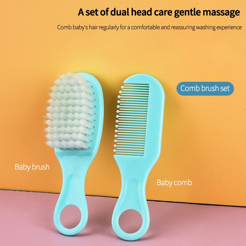 Baby Comb Set Factory - 2 Pcs Plastic ABS Massage Comb