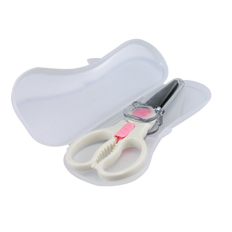 Baby Food Scissors Factory - 2025 Animal Pattern Stainless