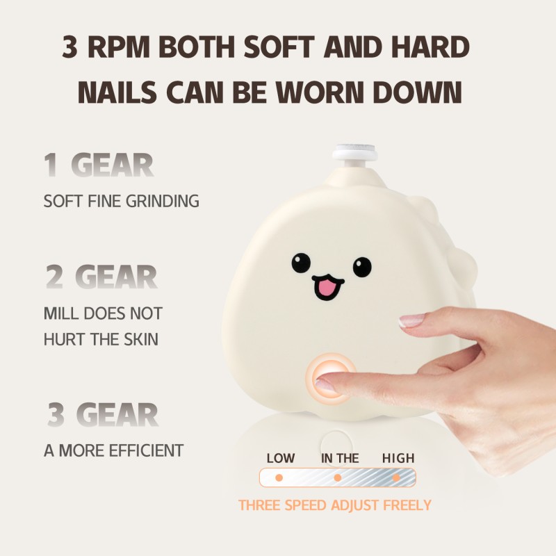 Baby Nail Grinder Factory - USB Rechargeable 6 in 1 Safety