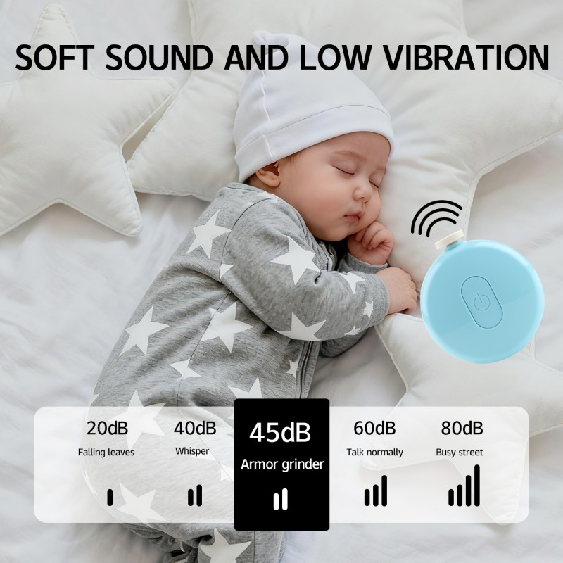 Baby Nail Grinder Factory - 6 in 1 Electric Safe Clipper Kit