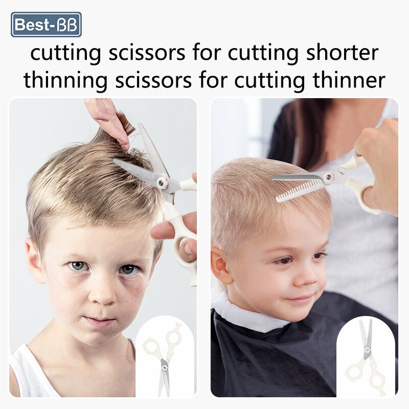 Baby Hair Clippers Set Factory - Portable with Comb Scissors