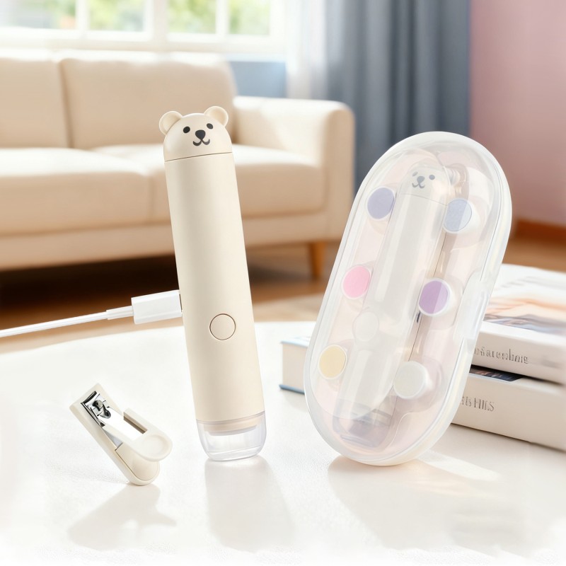 Baby Nail Trimmer Factory - 6 in 1 Gentle Hypoallergenic File