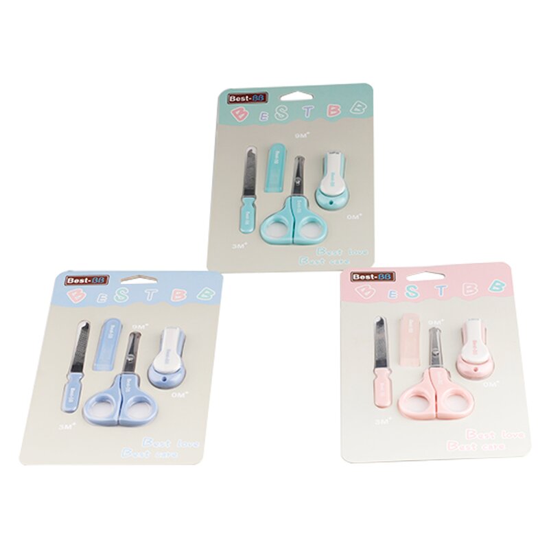 Baby Nail Care Kit Factory - Factory Supply 3 Pcs Clipper Set