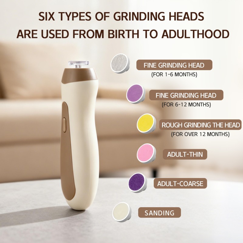 Baby Nail Care Kit Factory - Portable 6 in 1 USB Charging