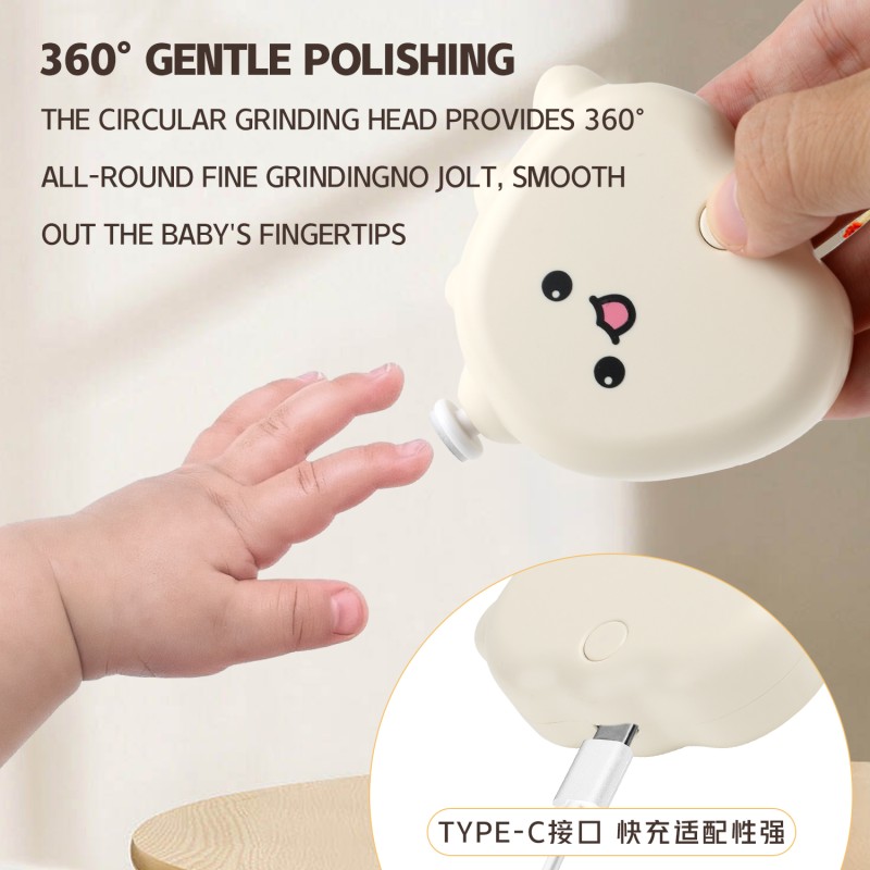 Baby Nail Grinder Factory - USB Rechargeable 6 in 1 Safety