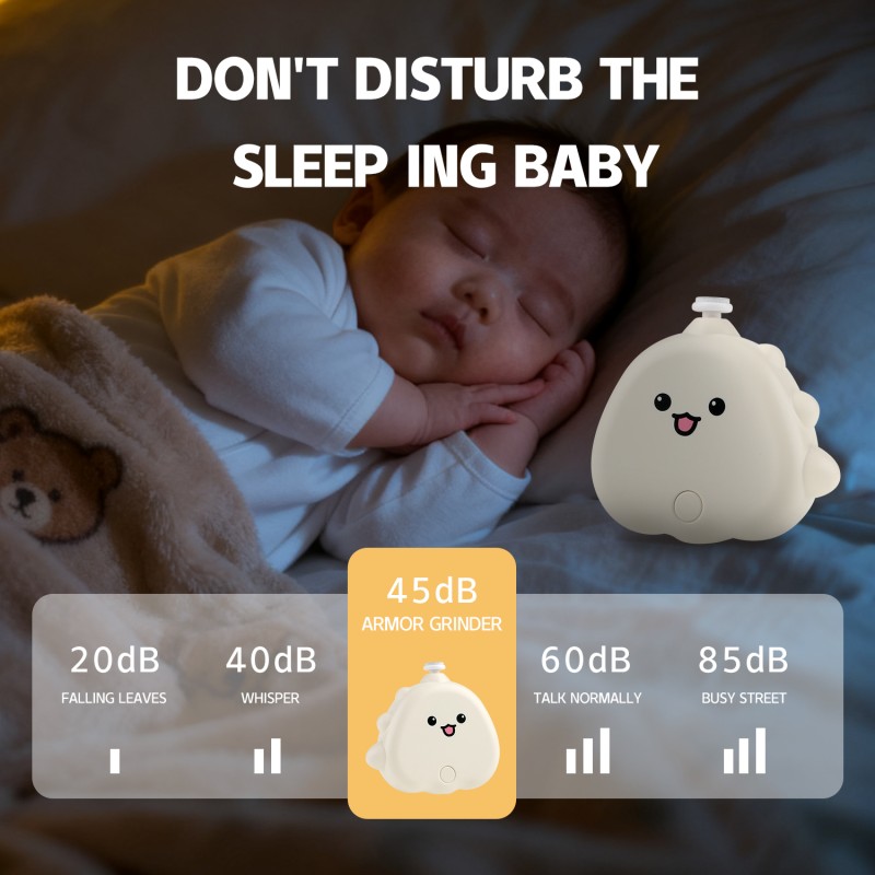 Baby Nail Grinder Factory - USB Rechargeable 6 in 1 Safety