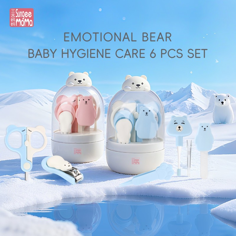 Baby Nail Care Kit Factory - 6 Piece USB LED Ear Pick Set