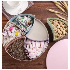 Snack Tray Manufacturer - Round Plastic Food Storage