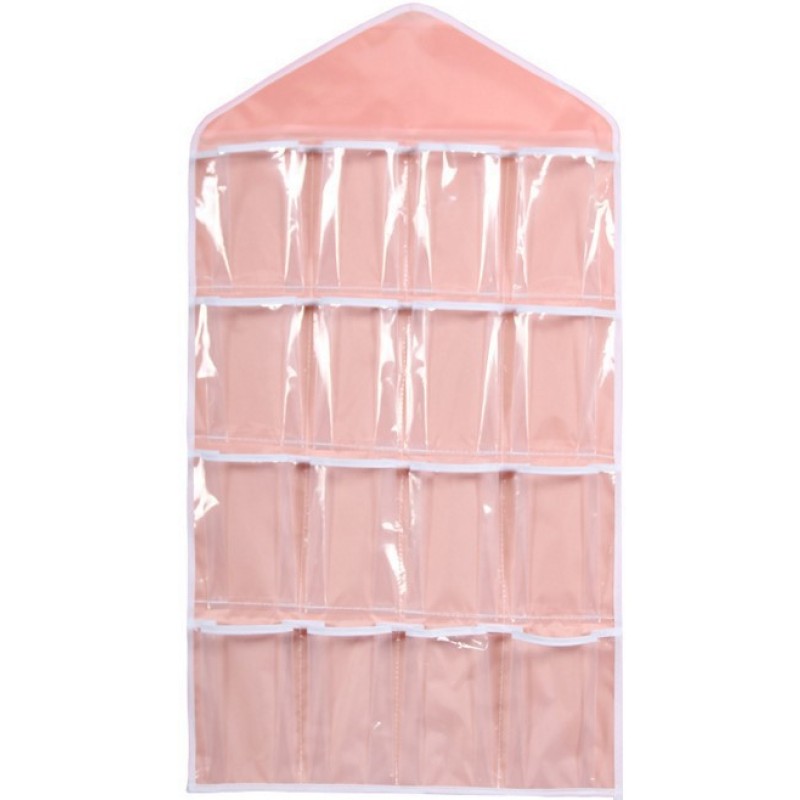 Underwear Storage Bag Manufacturer - 16 Pocket Clear Hanging