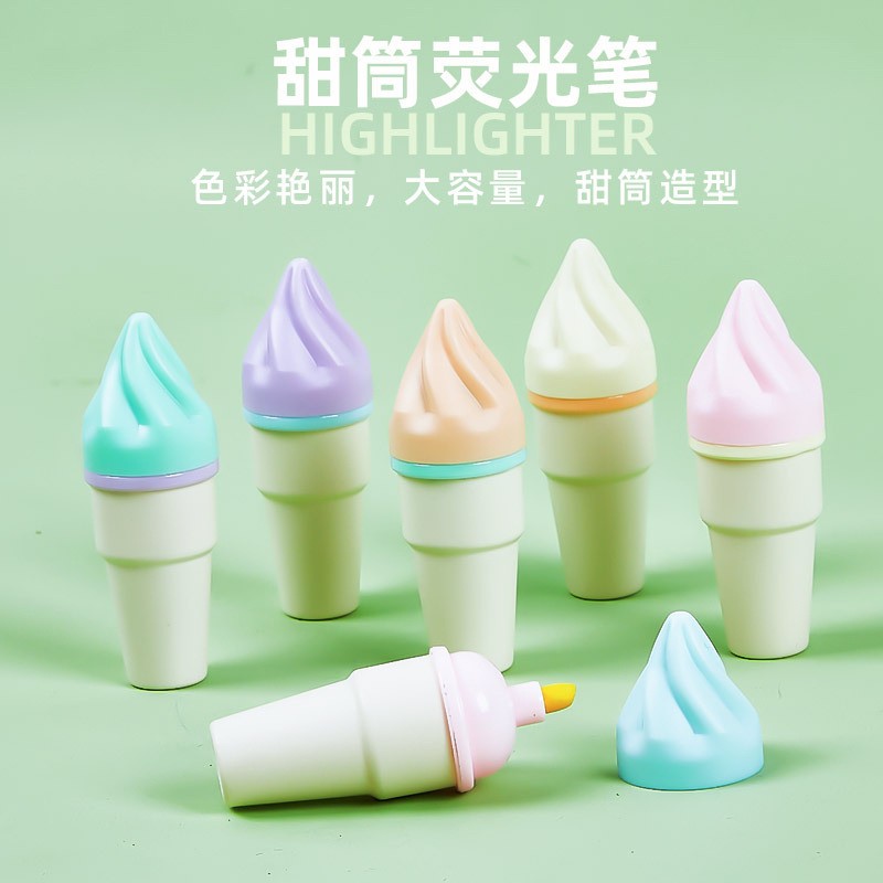 Highlighter Pen Manufacturer - Ice Cream Fluorescent