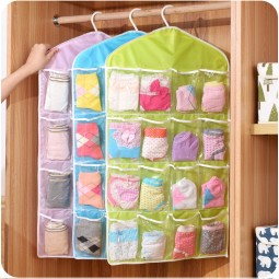 Underwear Storage Bag Manufacturer - 16 Pocket Clear Hanging