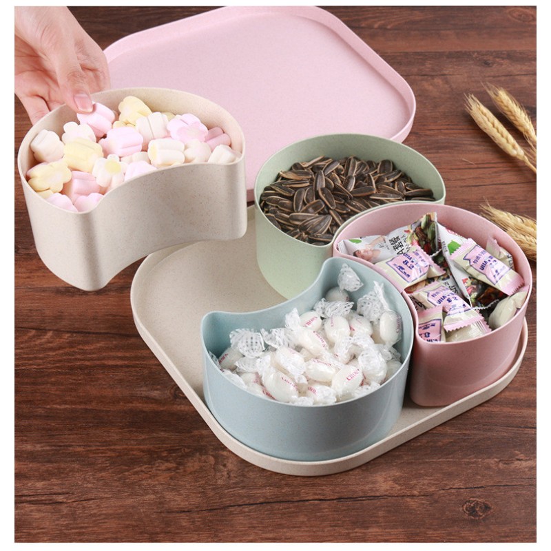 Snack Tray Manufacturer - Round Plastic Food Storage