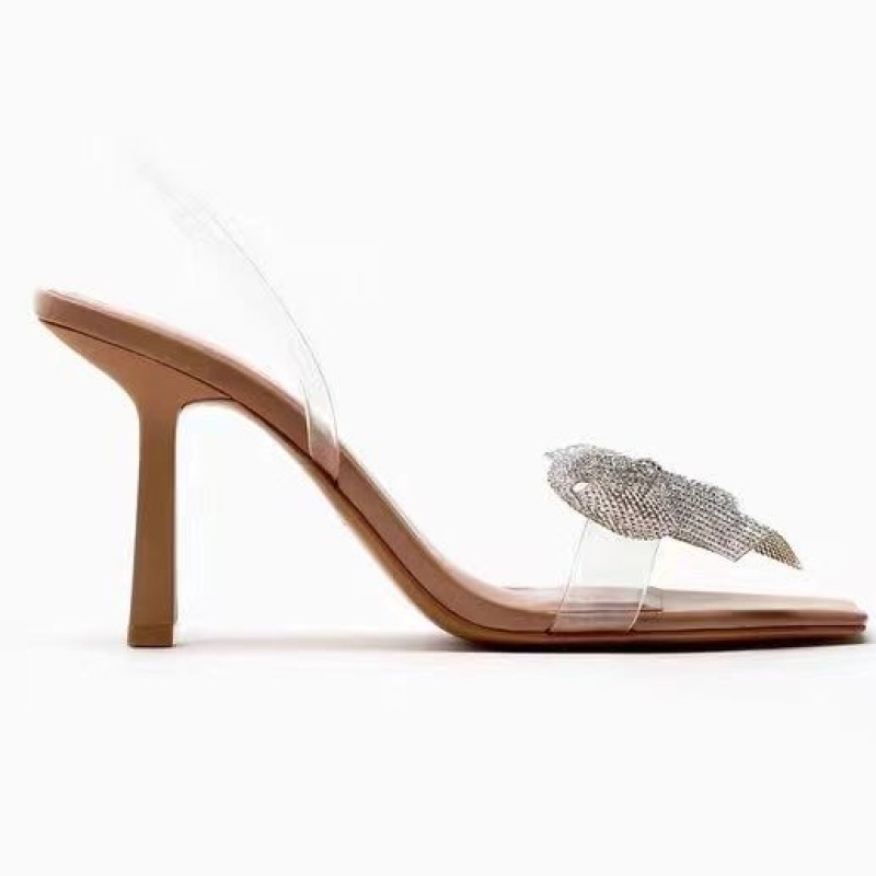 Women Sandals Manufacturer - Natural Color Bow