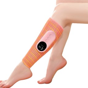 Wireless Electric Leg Massager for Muscle Relaxation Calf Air Compression Pain Relief with Heat Feature Enhances Circulation