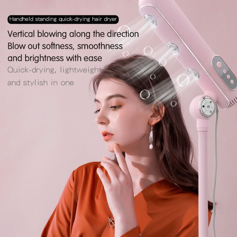 Professional Salon Standing Household Hands Free High Power Hair Dryer Adjustable Vertical Household Ionic Hair Dryer