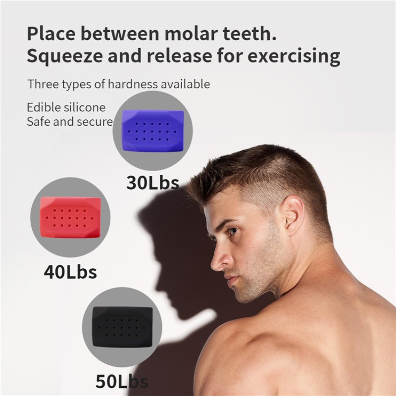 Small Jaw Size Tool Portable Silicone Fitness  Mouth Jaw Line Toner ExerciseExerciser Facial Muscle Jawline Jaw Trainer