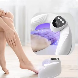 Portable Toenail Fungus Device UV LED Blue Light Device Foldable Foot Nail Fungus Laser Treatment Device for Damaged and Faded