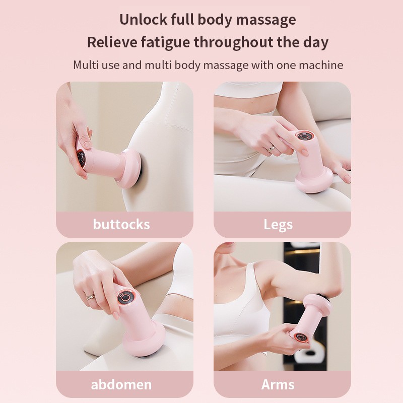 Rechargeable Handheld Body Sculpt Massage Machine Fat Burner Butt Lift Body Sculpting Cellulite Massager for Belly Legs Arms