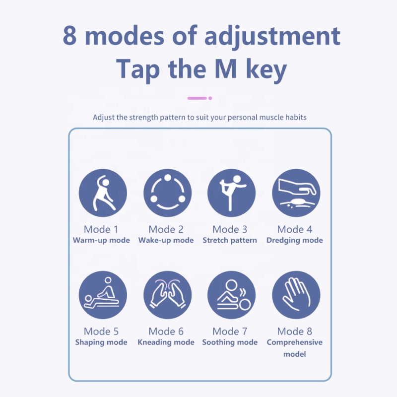 Foot Massager Mat Folding Portable Leg Slimming Electric Ems Electric Foot Massager for Hand Body Leg Hip Massage