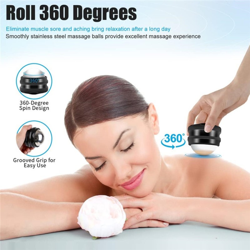 Myofascial Release Deep Tissue Ice Manual Body Massager Ball Cryosphere Cold Massage Roller for Sore Muscles Ice Heat Therapy