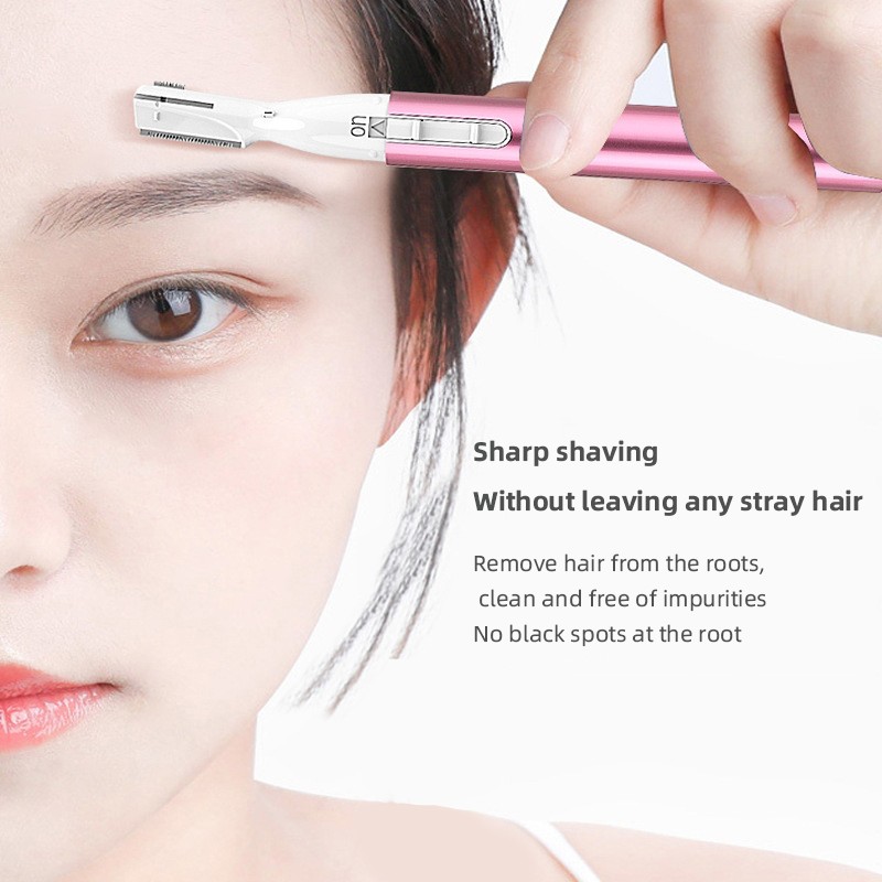Painless Full Body Pen Trimmer Bikini Razor Electric Facial Hair Remover Eyebrow Trimmer With Comb