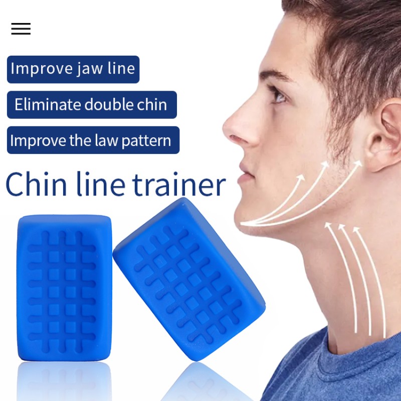 Portable Silicone Fitness Jaw Trainer Small Jaw Exercise Exerciser for Facial Muscle Tone for Sports & Entertainment