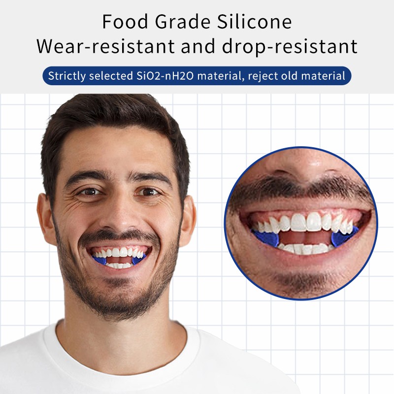 Portable Silicone Fitness Jaw Trainer Small Jaw Exercise Exerciser for Facial Muscle Tone for Sports & Entertainment