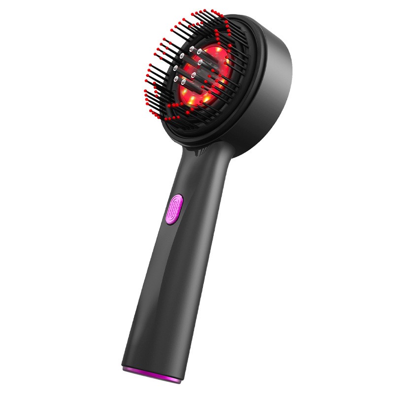 Waterproof Electric Shiatsu Scalp Massager Infrared Red Light Therapy Anti-Hair Loss Hair Oil Applicator Comb