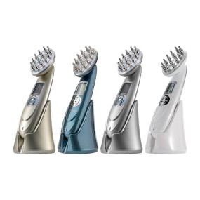 Pharmaceutical Grade Red Light EMS Scalp Massage Laser Hair Comb 5-Level Hair Growth & Loss Prevention for Women