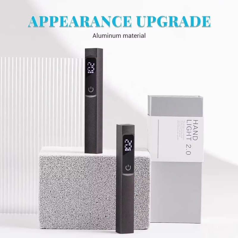 Wholesale Rechargeable USB Professional Nails Dryer Portable Mini Handheld UV Nail Lamp with LED Display