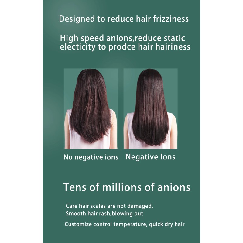 Hands Free Stand up Adjustable Vertical Hot Cold Wind Leafless 20000RPM Hair Blow Dryer Professional Salon Standing Hair Dryer