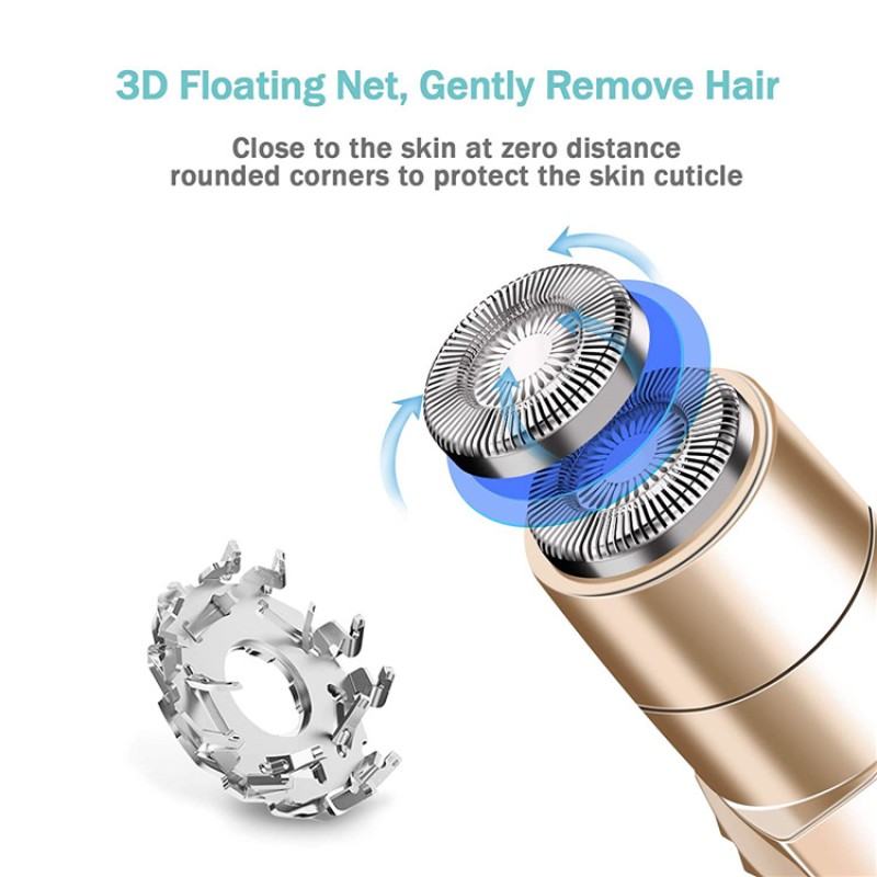 Professional Portable Painless Facial Electric Lipstick Rechargeable Permanent Facial Hair Removal