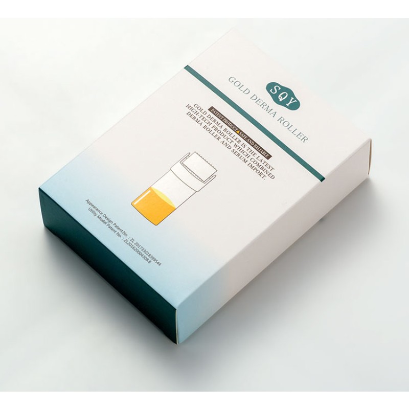 Microneedle Titanium Dermaroller 64 192 Gold Tips Hydra Derma Roller for Hyaluronic Acid Serum