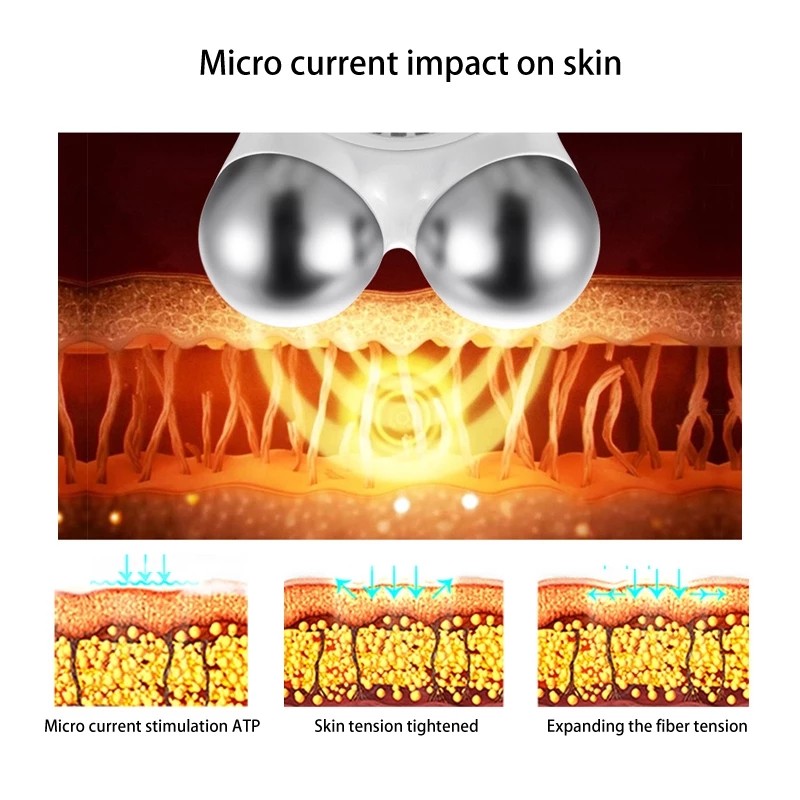 Electric Anti-Wrinkles Skin Massager Face Microcurrent Device for Saggy Skin