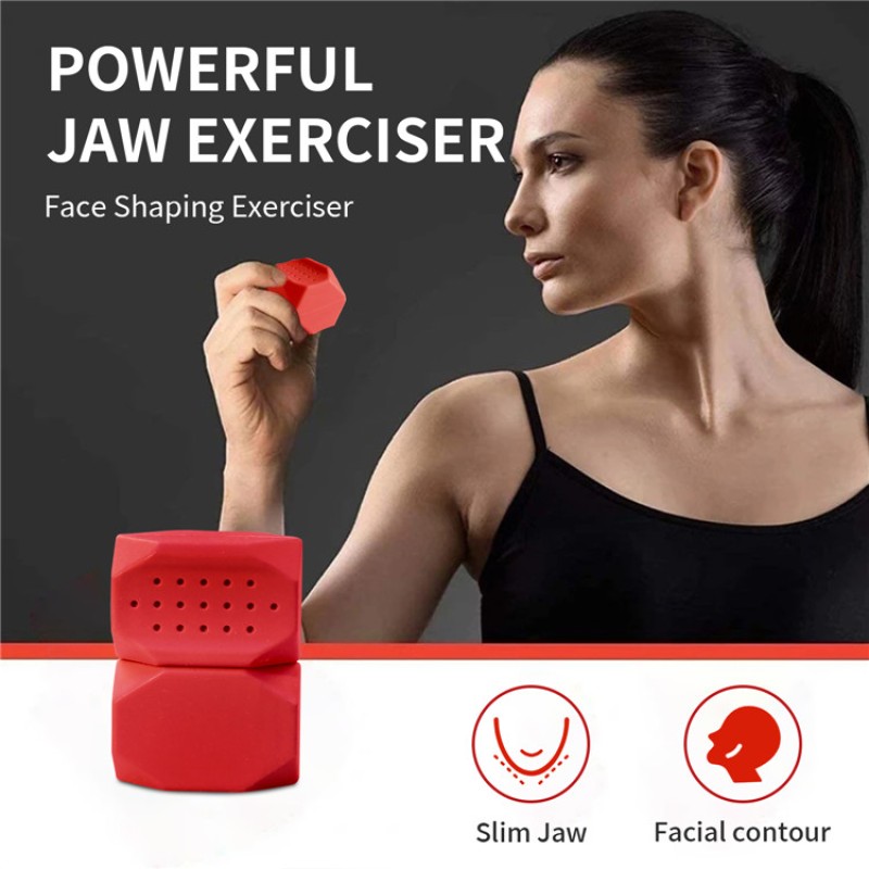 Small Jaw Size Tool Portable Silicone Fitness  Mouth Jaw Line Toner ExerciseExerciser Facial Muscle Jawline Jaw Trainer