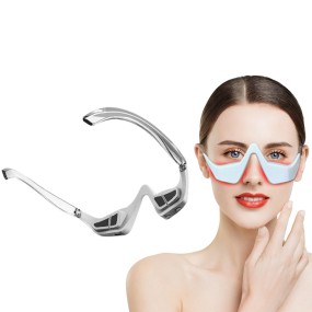 Portable Mini Eyebag Dark Circles Treatment Machine Red Light Therapy EMS Reduce Eye Wrinkle Device Eye Massager