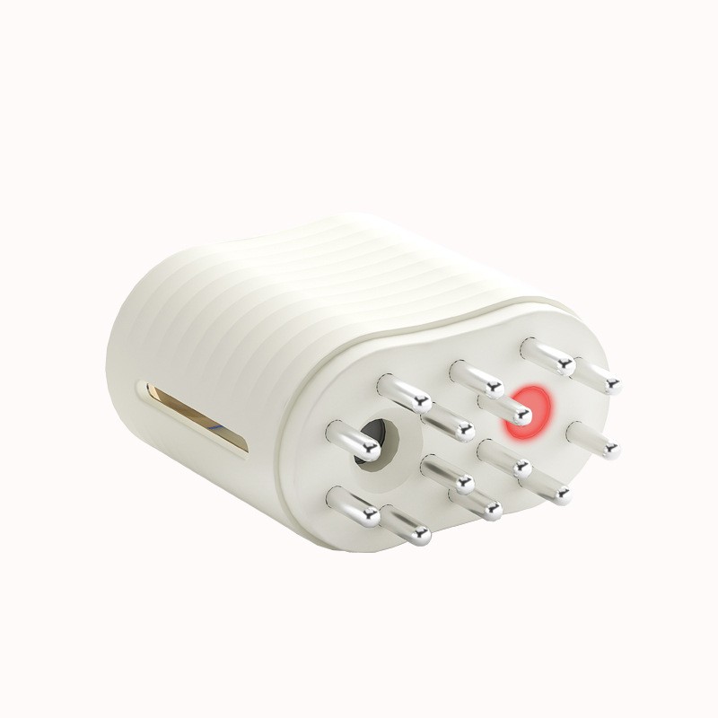 Nano Atomized Essential Oil Hair Growth Brush EMS Red Light Scalp Massager Electric Hair Oil Applicator for Hair Loss Treatment