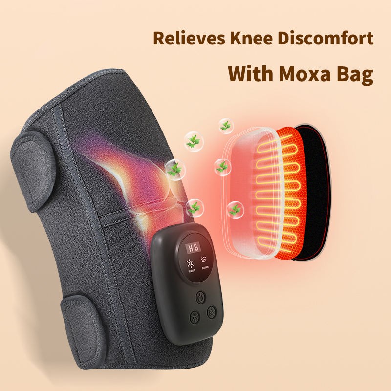 Smart Rechargeable  Relief  Pain Leg Electric Heat Massager Knee Pad for Shoulder Joint Pain Arthritis