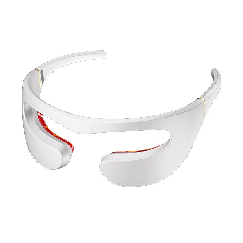 3D Microcurrent Pulse LED Red Light EMS Glasses 3D Eye Wrinkles and Dark Circle Remover Machine Eye Care Massage Equipment